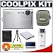 Nikon Coolpix S9 6.1 Megapixel Digital Camera with 3x Optical Zoom + High Speed USB Card Reader + EN-EL8 Lithium-Ion Battery Pack + Digital Camera Case (Camera Refurbished by Nikon U.S.A.)
