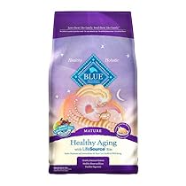 Blue Buffalo Mature Cat Formula Dry Cat Food, 7 lb Bag

