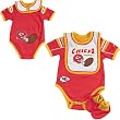 Reebok Kansas City Chiefs Newborn Creeper/Bib/Bootie Set