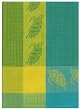 Waffle Weave 100% Cotton Tortoise Turtle Citrus Green Dishtowel 18" X 28" Set / 6