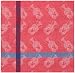 Durable Hand Woven Jacquard 100% Cotton Nautical Lobster Tablecloth 60x60 Inches