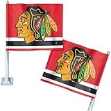 NHL Chicago Blackhawks Car Flag, 11.75" x 14"