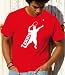 T-Shirt Tennis-3XL-Red-White