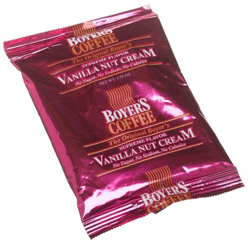 Boyers Coffee Vanilla Nut Cream, 1.75-Ounce Bags (Pack of 20)