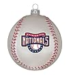 Washington Nationals MLB Glass Baseball Ornament (3")