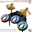 Penguins on Blue Skin by WraptorSkinz fits Guitar Hero 4 World Tour Drum Set for Nintendo Wii, XBOX 360, PS2 & PS3 (DRUMS NOT INCLUDED)
