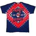 Cleveland Indians - In Field Tie Dye MLB Pro Baseball T-Shirt