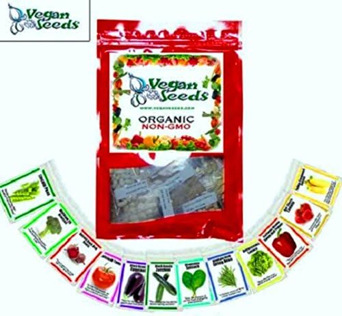 Organic Heirloom Vegetable & Fruit Seeds. 100% NON GMO Seeds. 2015 Preppers Special