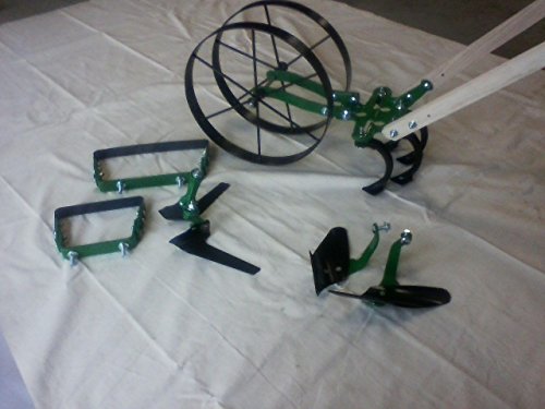 PACKAGE #5 HANDY GARDENER HOSS TOOLS GARDEN DOUBLE WHEEL HOE PUSH PLOW /#B4G341TG 32W4-15RTH201771