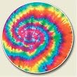Tie-Dye Auto Coaster, Single Coaster for Your Car