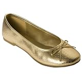Xhilaration® Sable Ballet Flats - Gold Snake