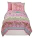 Girls Pink Ponies Full Size Reversible Bed in a Bag