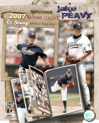 Jake Peavy 2007 NL Cy Young 8x10 Photo