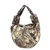 Realtree Max 4 Camouflage Brown Large Hobo Handbag