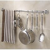 20 Suction Cup Towel Bar with Hooks