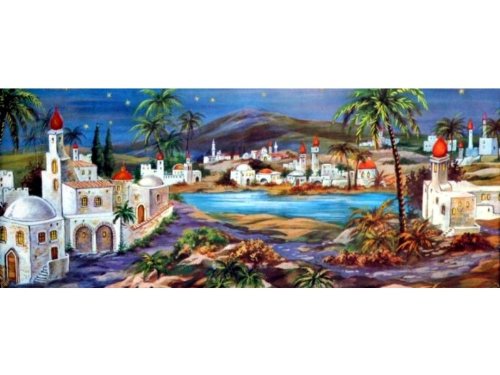 Fondale X Presepe Oriente Stel