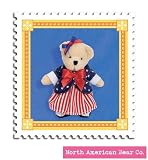 Muffy Bear Red, White & Blue Charm by North American Bear Co. (5907)