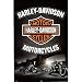 Harley Davidson Leather Art Print Poster - 24x36