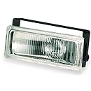 Pilot   PL-2055C Small Square Bracket-MT. Driving Lite, Clear