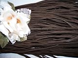 Faux Suede Cord 1mm Dark Brown 5 Meters