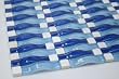 three-D Wave Series SAPPHIRE FURY Mosaic Glass Tile with White Marble Tumbled Stone