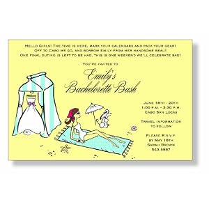 cheap beach wedding invitations