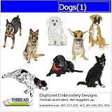 Digitized Embroidery Designs - Dogs(1) - CD