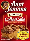 Aunt Jemima Coffee Cake EZ Mix, 10.5-Ounce Boxes (Pack of 12)
