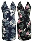 Orchid Island Hawaiian Aloha Halter Dress