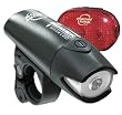 Planet Bike Beamer 1 and Blinky 3 LED Bicycle Light Set Planet Bike Beamer 1 and Blinky 3 LED Bicycle Light Set