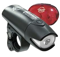 Planet Bike Beamer 1 and Blinky 3 LED Bicycle Light Set