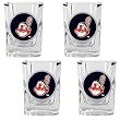 Cleveland Indians MLB 4pc Square Shot Glass Set by Great American Products