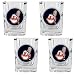 Cleveland Indians MLB 4pc Square Shot Glass Set