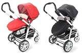 Stroll-Air Zoom 4 Wheel Baby Stroller w/ Bassinet