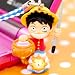 【ご当地ワンピース】 ONE　PIECE 茨城限定　根付ストラップ アンコウ　ルフィ OPD94810