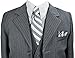 Boys Pinstripe Suit with Matching Tie Size 2-20