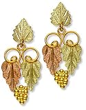 Landstroms Black Hills Gold Dangle Earrings, for pierced ears - A115PD Landstroms Black Hills Gold Dangle Earrings, for pierced ears - A115PD