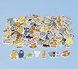 500 Fabulous Foam Self-Adhesive Noahs Ark Shapes