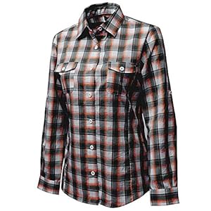 Highsound college style Check Pattern Long Sleeve Woven slim prain girl shirt