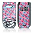 Skully Blue Design Protective Skin Decal Sticker for Palm Treo 750/ 755 Cell Phone (Front piece only)