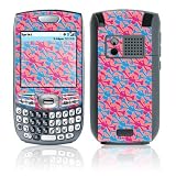 Skully Blue Design Protective Skin Decal Sticker for Palm Treo 750/ 755 Cell Phone (Front piece only)
