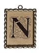 Monogram Pendant Necklace - N