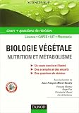 Biologie v�g�tale : Nutrition et m�tabolisme - Cours et questions de r�vision
