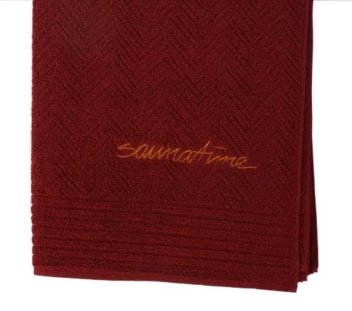 Frottana Elegance "Saunatime" Saunatuch 80 x 200 cm rubin