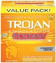 Trojan Stimulations Ecstasy Ultrasmooth Lubricant,26-count