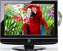 19" HD Piano Black LCD with Multi Region DVD and Freeview
