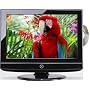 19" Multi Region LCD TV DVD and Freeview High Gloss Piano Black