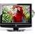 19" Multi Region LCD TV DVD and Freeview High Gloss Piano Black