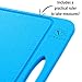 Vikalis Premium Silicone Cutting Board - Durable, Nonslip, Heat Resistant Board for Chopping & Cutting - Blue