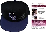 Todd Helton Autographed / Signed Colorado Rockies Baseball Cap (James Spence)
